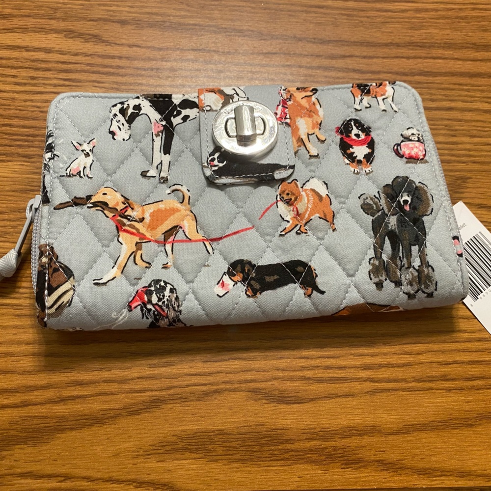 Vera Bradley “Dog Show” Wallet, NWT!